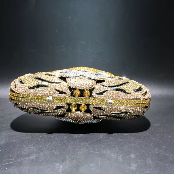 Gold Tiger Clutch